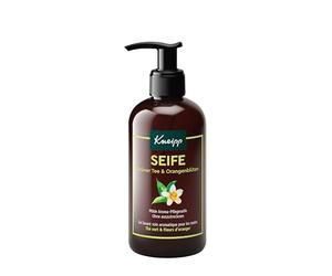 Kneipp Sapone tè verde e fiori d'arancio - protegge la pelle dalla secchezza - ricetta senza microplastica - 250 ml
