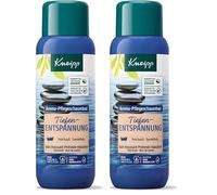 Kneipp Schiuma aromatica per il relax profondo, additivo per il bagno con prezioso estratto di legno di sandalo e olio essenziale di patchouli, nutriente e rilassante, 400 ml (Confezione da 2)