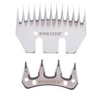 KNEIZER Set di Lame di Ricambio per Tosatrice per Pecore - Set di Lame in Acciaio di Alta Qualità - Lama Superiore e Inferiore - Adatto a Tutte le Razze di Pecore