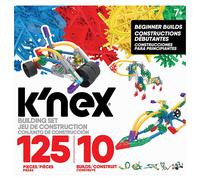 K'Nex Classici 125 PC 10 Modello Principiante Costruzioni Set Dei Bambini Stelo