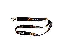 KNFS Cordino da collo, 20 mm con moschettone