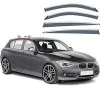 KNHCX Auto Pioggia Deflettori Deflettore Aria per BMW 1 Series F20 2012-2018,Processo di Galvanica Deflettori per Vetri Laterali Parapioggia Antipioggia Antivento Forte Durevole Accessori per Auto