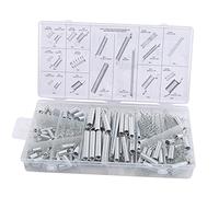 KNHGTQA Xhuan-Molle di Compressione Assortimento a Molla Set di Estensione di Compressione Springs for riparazioni Kit di Pressione a Molla a Molla a Molla Bobina, 200 Pezzi, Robusto Multiuso