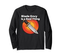 Knife Collector Blade Envy Is A Real Thing Funny Maglia a Manica