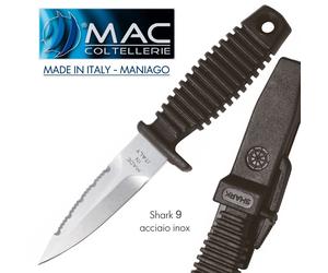 Knife Coltello Sub MAC Coltellerie Shark 9 Apnea MADE IN ITALY Acciaio INOX