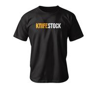 KNIFESTOCK T-Shirt L, Big Logo, Black