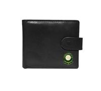 Knight Football Club Hibernian Portafoglio in pelle nera, Nero