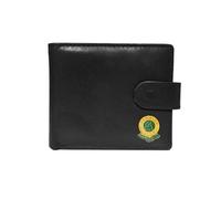Knight Football Club Norwich City Portafoglio in pelle nera, Nero , Classico