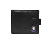 Knight Portafoglio Birmingham City Football Club in pelle nera, Nero