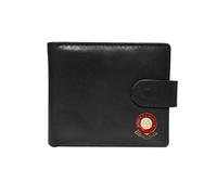 Knight Portafoglio Bournemouth Football Club in pelle nera, Nero