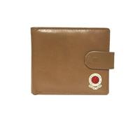 Knight Portafoglio Calcio in Pelle Beige Sunderland, Beige