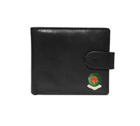 Knight Portafoglio Glasgow Celtic Football Club in pelle nera, Nero
