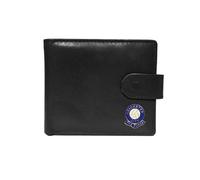 Knight Portafoglio Leicester City Football Club in pelle nera, Nero