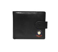 Knight Portafoglio Shrewsbury Town Football Club in pelle nera, Nero