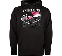 Knight Rider Felpa con Cappuccio K.I.T.T 2000 Neon Uomo (TV1112)