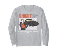 Knight Rider Kitt Knight Industries 1982 Maglia a Manica
