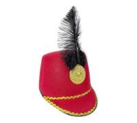 Knight Soldier Hat - Nutcracker Circus Costume Hat | Knight's Hats, Feathered Soldier Haat, Nutcracker Haat, Men Clothing Accessories For Holiday Halloween Ceremonial Photo Party Events Travel Bonfire