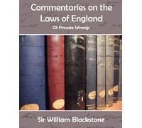 Knight William Blackst Commentaries of the Laws of England (Private (Tascabile)