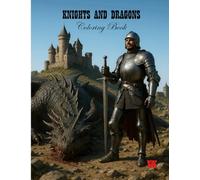 Knights and Dragons. Coloring Book: 50 unique illustrations. Enter a legendary world of knights, dragons, and adventure to color!