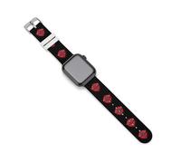 Knights Templar Crusader Cross - Cinturino di ricambio in silicone compatibile con Apple Watch, 42mm/44mm, Acciaio inossidabile, Ametista