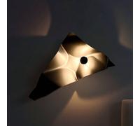 Knikerboker applique a LED Zona d'ombra, marrone, 79 cm Knikerboker