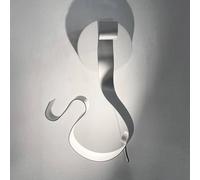 Knikerboker Curve applique LED di acciaio, bianco Knikerboker
