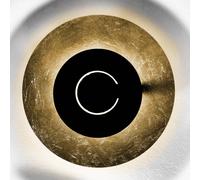 Knikerboker DoppioZero applique oro in foglia/nero Knikerboker