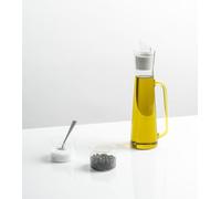 KnIndustrie Oliera in Vetro Borosilicato, Ampolla per Olio e Aceto con Manico, 26 cm x 6.8 cm, Design Paolo Ulian, Collezione The Salad Family