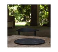 Knindustrie Variazioni sulla tavola, centrotavola gastronomico girevole nero Ø50 H13 cm Variazioni sulla tavola, centrotavola gastronomico girevole nero Ø50 H13 cm