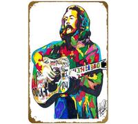 KNIOIL David Crosby, The Byrds, Crosby, Stills &Amp; Amp; Nash, Singer, Chitarra Poster Vintage Metal Tin Sign Logo Family Club Bar Cafe Camera da Letto Decorazione da Parete Regalo 20,3 x 30,5 cm