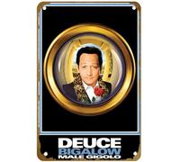 KNIOIL Deuce Bigalow: Male Gigolo (1999) Poster del film Vintage Metal Tin Sign Logo Family Club Bar Cafe Camera da letto Decorazione artistica da parete regalo 20,3 x 30,5 cm