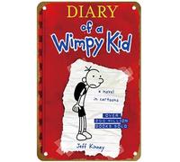 KNIOIL Diario di un wimpy kid serie tv poster vintage metallo latta logo famiglia club bar caffetteria camera da letto arte decorazione da parete regalo 20,3 x 30,5 cm