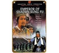 KNIOIL Empire of Shaolin Kung Fu, poster vintage in metallo con logo per famiglia, club, bar, caffetteria, decorazione artistica da parete, idea regalo, 20,3 x 30,5 cm