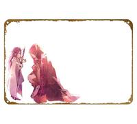 KNIOIL Fire Emblem, Lucina, Fire Emblem Awakening, Robin Game Poster Vintage Metal Tin Sign Logo Family Club Bar Cafe Camera da letto Decorazione artistica da parete Regalo 20,3 x 30,5 cm