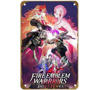 KNIOIL Fire Emblem Warriors Three Hopes Poster Vintage Metal Tin Sign Logo Family Club Bar Cafe Camera da letto Decorazione artistica da parete regalo 20,3 x 30,5 cm