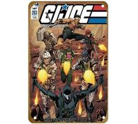 KNIOIL G.I. Joe Poster vintage in metallo con logo Family Club Bar Cafe Camera da letto Decorazione artistica da parete regalo 20,3 x 30,5 cm