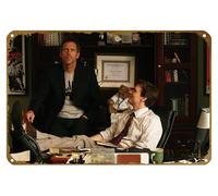 KNIOIL Hugh Laurie, Robert Sean Leonard, House, Tv Show, Gregory House, James Wilson, poster vintage in metallo con logo Family Club Bar Cafe camera da letto decorazione artistica da parete regalo