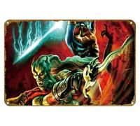 KNIOIL Legacy of Kain - Poster vintage in metallo con logo "Action Adventure Vampire Online" Fighting Fantasy Legacy Kain 38, decorazione artistica da parete, idea regalo, 20,3 x 30,5 cm