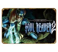 KNIOIL Legacy of Kain: Soul Reaver 2 poster vintage in metallo con logo Family Club Bar Cafe camera da letto decorazione artistica da parete regalo 20,3 x 30,5 cm