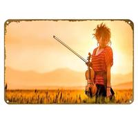 KNIOIL - Lindsey Stirling, donne, violino, musicista, donne all'aperto, campo poster vintage metallo latta segno logo famiglia club bar caffetteria camera da letto arte decorazione murale regalo 20,3