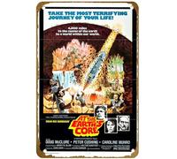 KNIOIL Poster del film "At the Earth's Core (#1 of 2) 4,000 miles to the center of the earth to a world within our world" del 1976, in metallo, decorazione da parete, regalo, 20,3 x 30,5 cm