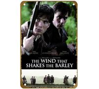 KNIOIL Poster del film The Wind That Shakes the Barley in metallo vintage con logo Family Club Bar Cafe Camera da letto Decorazione artistica da parete regalo 20,3 x 30,5 cm