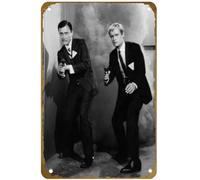 KNIOIL Poster vintage con scritta "Man From Uncle" in metallo con logo per famiglia, club, bar, caffetteria, camera da letto, decorazione artistica da parete, idea regalo, 20,3 x 30,5 cm