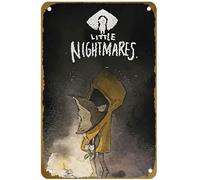 KNIOIL Poster vintage in metallo con logo Game Little Nightmares, decorazione artistica da parete per club, bar, bar, camera da letto, regalo, 20,3 x 30,5 cm
