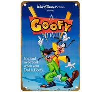 KNIOIL Poster vintage in metallo con scritta in lingua inglese "A Goofy Movie It's hard to be cool when your Dad is Goofy. 1995", decorazione artistica da parete per famiglia, club, bar, caffetteria