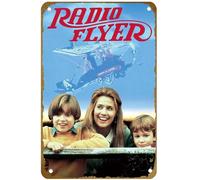 KNIOIL Radio Flyer Movie Poster Vintage Metallo Metallo Targa Logo Family Club Bar Cafe Camera da Letto Decorazione da Parete Regalo 20,3 x 30,5 cm