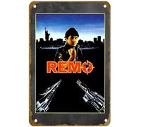 KNIOIL Remo Williams: The Prophecy (1988) poster vintage metallo targa logo Family Club bar caffetteria camera da letto decorazione artistica da parete regalo 20,3 x 30,5 cm