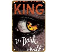 KNIOIL Stephen King - Poster vintage in metallo con logo "La metà scura", per famiglia, club, bar, caffetteria, camera da letto, decorazione artistica da parete, idea regalo, 20,3 x 30,5 cm