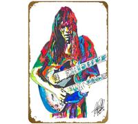 KNIOIL Steve Howe, Yes, chitarrista, rock progressivo, jazz, targa vintage in metallo con logo Family Club Bar Cafe camera da letto decorazione artistica da parete regalo 20,3 x 30,5 cm