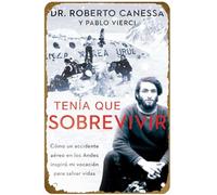 KNIOIL Tenía que sobrevivir (I Had to Survive Spanish Edition) poster vintage metallo latta logo Family Club Bar Cafe camera da letto decorazione artistica da parete regalo 20,3 x 30,5 cm
